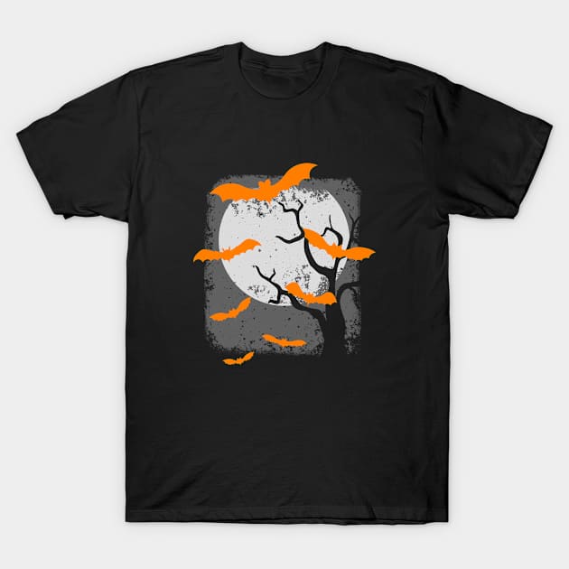 Cool Halloween Night Art - Awesome Halloween Gift Merch T-Shirt by Sonyi